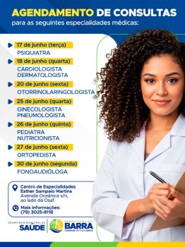 AGENDAMENTO SAÚDE BARRA