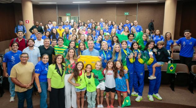 Governador Fábio Mitidieri recebe vice-campeãs do Mundial de Ginástica Rítmica-2 DE SETEMBRO-25