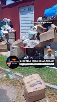 LIXÃO NAS RUAS DE AJU