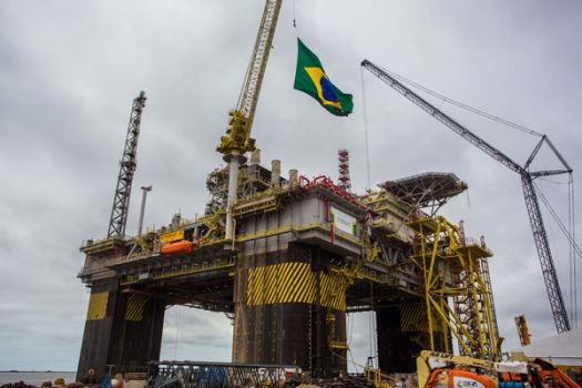 PLATAFORMA CONCLUÍDA PELA PETROBRAS