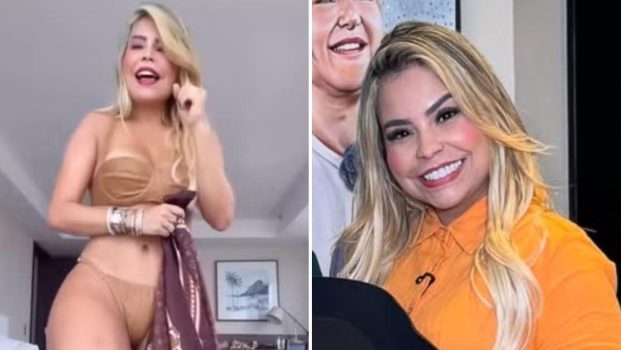 Prefeita de Marituba rebate críticas após vídeo de forró de biquíni “Deus não deixa cair”