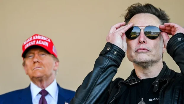 elon-musk DE ÓCULOS ESCUROS donald-trump-255855737-16x9