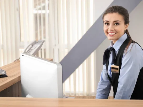 recepcionista de HOTEL